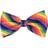 Bristol Novelty Rainbow Coloured Bow Tie