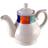 Churchill New Horizons Chequered Border Teapot 4pcs 0.426L