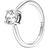 Pandora Sparkling Solitaire Ring - Silver/Transparent
