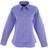 Uneek Ladies Pinpoint Oxford Full Sleeve Shirt - Mid Blue