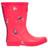 Joules Jnr Roll Up Girls Rubber Wellies - Hiking Dogs