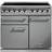 Falcon 1000 Deluxe Induction Red, Stainless Steel