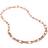 Monica Vinader Alta Capture Charm Necklace - Rose Gold