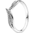 Pandora Sparkling Leaves Ring - Silver/Transparent