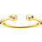Thomas Sabo Charm Club Dots Stones Ring - Gold/Transparent