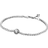 Pandora Sparkling Halo Tennis Bracelet - Silver/Transparent