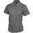Uneek Ladies Pinpoint Oxford Half Sleeve Shirt - Charcoal