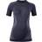 UYN Evolutyon UW Short Sleeve Shirt Women - Charcoal/Anthracite/Aqua