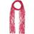 Bristol Novelty 80s Neon Lace Scarf Pink
