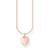 Thomas Sabo Charm Club Delicate Heart Necklace - Rose Gold