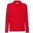 Fruit of the Loom Boy's 65/35 Long Sleeve Polo Shirts 2-pack - Red