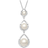 Montana Silversmiths Perfect Teardrop Necklace - Silver/Pearl/Transparent