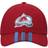 adidas Colorado Avalanche Locker Room Primegreen Three Stripe Adjustable Hat - Burgundy