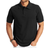 Hanes FreshIQ X-Temp Pique Polo Shirt - Black