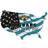 Fan Creations Jacksonville Jaguars USA Cutout Sign Flag