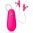 CalExotics Heated Vibrating Nipple Teasers Pink