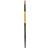 Dynasty Black Gold Series Long Handled Synthetic Brushes 6 round 1526R