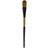 Dynasty Black Gold Series Synthetic Brushes Short Handle 3 4 in. oval wash