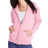 Hanes Women's ComfortSoft EcoSmart Full-Zip Hoodie Sweatshirt - Pale Pink