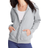 Hanes Women's ComfortSoft EcoSmart Full-Zip Hoodie Sweatshirt - Light Steel