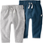 Carter's Organic Cotton Sweatpants 2-pack - Gray/Blue (V_2M968110)