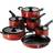 Tramontina Nesting Cookware Set with lid 11 Parts