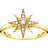 Thomas Sabo Star Ring - Gold/Transparent
