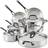 KitchenAid 5-Ply Clad Cookware Set with lid 10 Parts