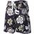 Wes & Willy UCF Knights Floral Volley Logo Swim Trunks - Black UCF Knights