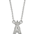 LogoArt Los Angeles Angels Small Pendand Necklace - Silver