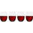 Riedel O Cabernet/Merlot Stemless Red Wine Glass 62.104cl 4pcs