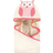 Hudson Baby Animal Face Hooded Towel Modern Owl