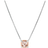 David Yurman Petite Chatelaine Pendant Necklace - Silver/Rose Gold/Morganite/Diamonds