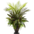Nearly Natural Artificial Mixed Areca Palm, Fern and Peacock with Planter 27"