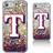 Strategic Printing Texas Rangers iPhone 6/6s/7/8 Sparkle Logo Gold Glitter Case