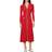 Sandro Esmeralda Knit Midi Dress - Red