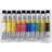 Winsor & Newton Galeria Acrylic Paint Set of 10, Assorted Colors, 12 ml, Tubes