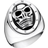 Thomas Sabo Skull Ring - Silver/Black/Onyx