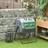 OutSunny Alfresco 160L Outdoor Tumbling Compost Bin, Grey