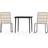 vidaXL 3099173 Patio Dining Set, 1 Table incl. 2 Chairs