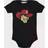 Infant Black Nebraska Huskers Big Logo Bodysuit - Black