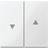 Merten Cover Shutter switch System M, 1-M, M-Smart, M-Plan, M-Creativ Polar white glossy 432419