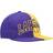 Mitchell & Ness Los Angeles Lakers Half and Half Snapback Hat Men - Purple/Gold