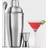 Zulay Kitchen Large Stainless Steel Cocktail Shaker Bar Set 3pcs