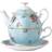 Royal Albert Polka Blue Tea for 1 Teapot 0.49L