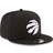 New Era Toronto Raptors Logo 9FIFTY Adjustable Snapback Hat Men - Black/White