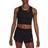 Nike Dri Fit Race Cropped Running Tank Top Women - Black