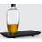 Nude Glass Malt Whiskey Bottle & Tray 2-Piece Set Clear Whisky Glass