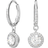 Swarovski Constella Drop Earrings - Silver/Transparent