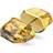 Swarovski Lucent Stud Earring - Gold/Yellow